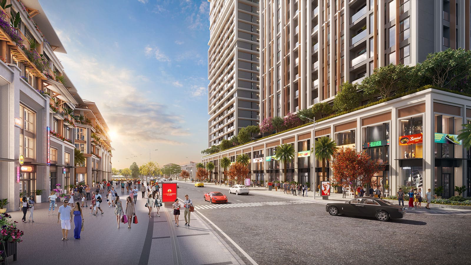 Hình ảnh phối cảnh dự án Sun Ponte Residence Đà Nẵng được phát triển bởi tập đoàn Sun Group.